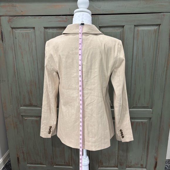 Vintage Ann Taylor Jacket Cream Linen 2 - Picture 12 of 12